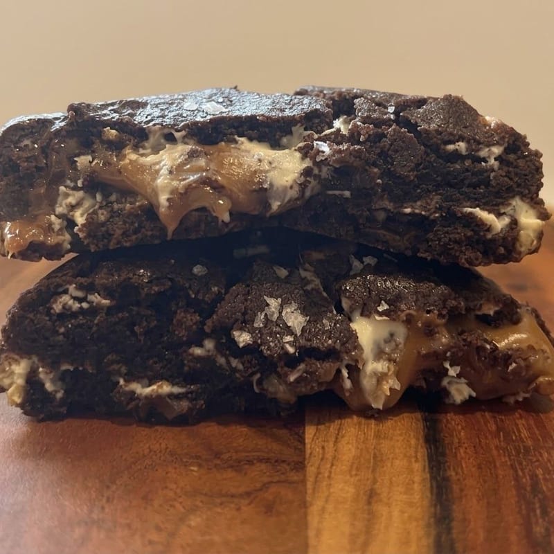 Chocolate Dulce De Leche cookie